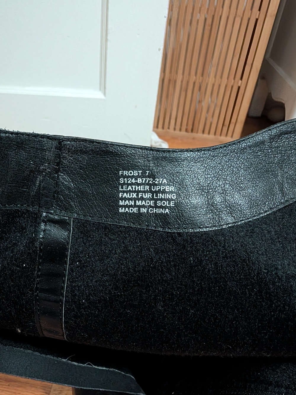 Miz Mooz Black Leather Over-the-Knee Block Heel Boots - Picture 5 of 10
